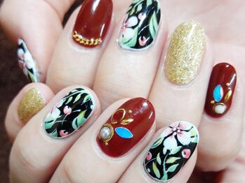 リ ボディ 札幌駅前店(Re Body)/ボルドー×ボタニカル 8800円