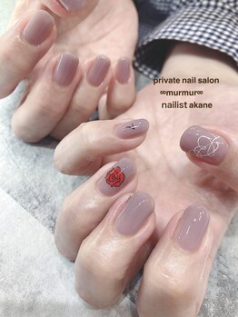 プライベート ネイルサロン マーマ(murmur)/バラデザイン