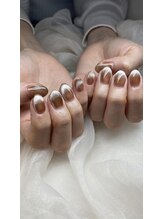 Mネイルアンドカフェ シェレステ/マグネットフレンチ