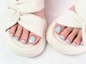 【☆オフ無料☆フットバス込み】ワンカラー(フットネイル)☆¥6500→¥6300♪