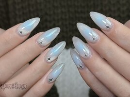ブルーチークネイル