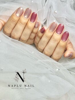 ナプラネイル(Naplu nail)/シンプル　マグネットワンカラー