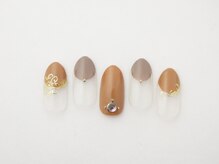 アムルーズ(Amoureuse)/大人花柄ネイル♪