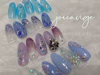 ジョアアンジェ 心斎橋店(joie ange)の写真/仕上がり満足度◎選べる定額デザインでオトクにネイルを★カラーも種類豊富！<パラジェル/フィルイン対応>