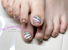 アン ジョーヌドラゴ/【フットネイル】ぷっくりネイル