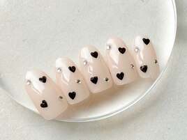 ハートホロネイル