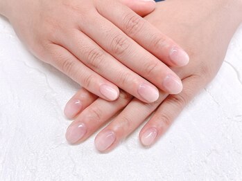 ピンクベージュグラデーション