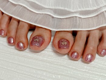 兎和ネイル(トワネイル)/リボンネイル