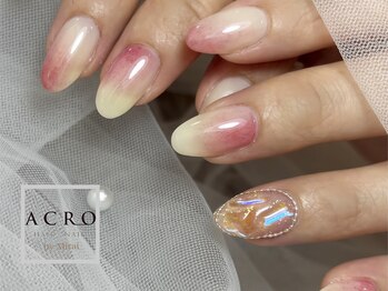 アクロネイル アンド アイ(ACRO NAIL&EYE)/ちゅるんももネイル