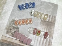 ヒラソルネイル(Girasol nail)/【Xmas限定アートコース】