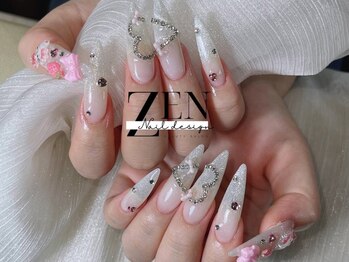 ゼン ネイル デザイン 池袋(ZEN NAIL DESIGN)/* 長 さだしやり放題×つけ放題