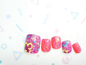 ポップニュアンスネイル