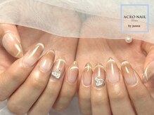 アクロネイルプラス 吉塚店(ACRO NAIL Plus)/マグネットフレンチネイル