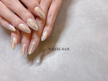 ホワイトネイル 武蔵小杉店(WHITE NAIL)/ミラーネイル/ハートホロ/パラ