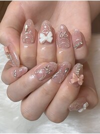ネックレスネイル