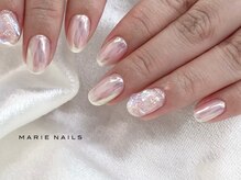 マリーネイルズ 青山店(MARIE NAILS)/☆オーロラミラー 8800円 1106e