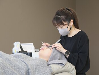 ラ ミジュ(La miige)の写真/1対1の完全個室のプライベート空間で周りを気にせずゆっくりお寛ぎいただけます♪抜け感を演出し魅力度UP◎