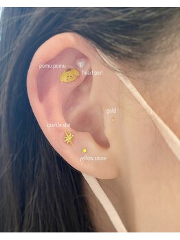 マイショウ ヘアラウンジ アイ 久喜店(My Show Hair Lounge -Eye-)/キラキラ輝く☆耳つぼジュエリー