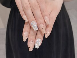 フットベース有りフレンチネイル