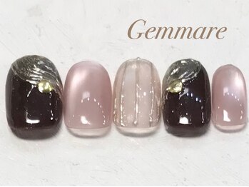 ジェンマーレ 青葉台店(Gemmare)/メタマグの大人デザインネイル
