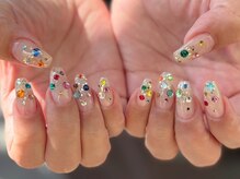 アトリエ アイハ(aiha)/宝石ネイル/ストーン/カラフル