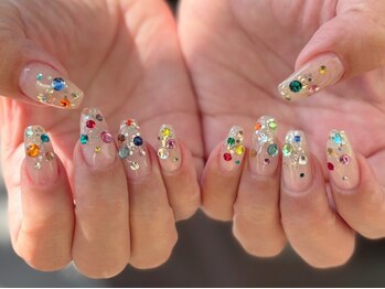 宝石ネイル/ストーン/カラフル