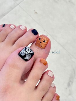 ル ソレイユ(Le soleil)/ハロウィンネイル by mikiko
