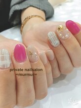 プライベート ネイルサロン マーマ(murmur)/チェックネイル