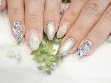 キャミ ネイル(CAMMY NAIL)/きれいめキラキラネイル