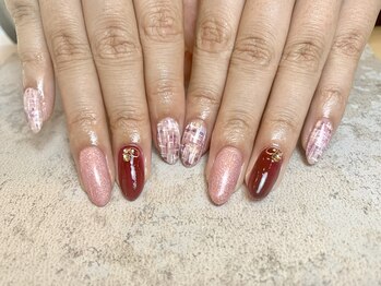 マグノリア(Magnolia)/ツイード×ボルドー