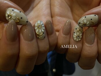 アメリア 新宿(AMELIA)/Spring flower nail