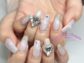 アン ジョーヌドラゴ/【自爪ネイル】ハートストーン