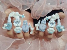 ベリッシモォセンスアーレ/白水色ネイル[大久保/新宿]