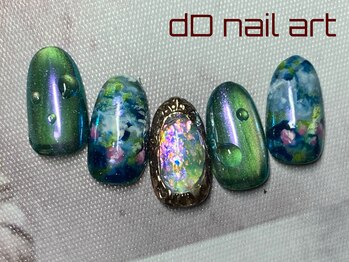 ディーディーネイルアート(dD nail art)/designアートコース¥7,700
