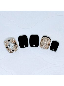 ネイルベース ネイル ケア サロン ミウラ(miura)/フットシェラック定額★8030円