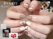 イロアム(iroam)/バレンタインネイル/アーガイル