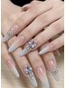 [HAND]チップ長さだし10本+6本デザイン￥13000