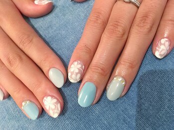 アイラッシュアンドネイル専門店 クラル(CURAR)/レースネイル¥7980