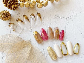 ボネール(nail ＆ eyelash Bounail)/¥9980 ヒョウ柄 べっ甲