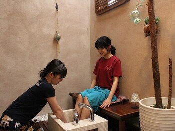 アジアンブリーズ 三宿店/足浴でさっぱり♪