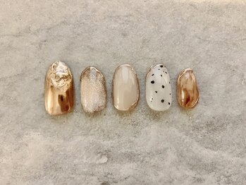 エンジェリック カラーズ(Angelic colors)/ダルメシアンネイル