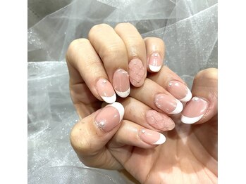 バベル 新町店(Babel)/ガーリーネイル　8000yen＋追加