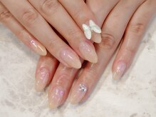 ラルネイル 大宮(Lull. nail)/＃グラデ＃オーロラ＃蝶々