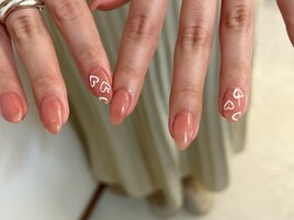 ぷっくりハートネイル☆Miyako