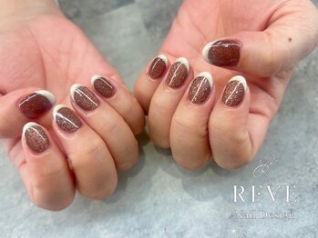 レーヴ(REVE)/フラッシュマグフレンチネイル
