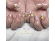 アンジェ ガーデン ビューティー(Ange Garden Beauty)/ポムポムプリンネイル