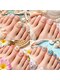 ラヴィネイル アイルアイズサラ 京都駅前店(La Vie Nail I'll Eyes' SARA)の写真/シンプルから華やかまで、あなたの“なりたい足元”がきっと見つかる豊富なフットネイルデザイン。