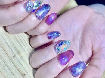 ハイアンドドライ(High and Dry)/大理石ネイル