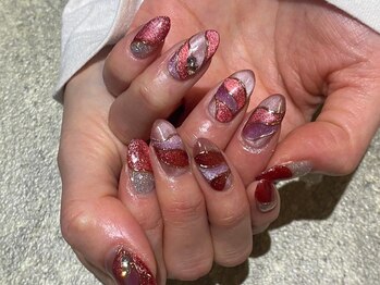 ラウンジ渋谷 本店(RounGe SHIBUYA)/【ジェル】ニュアンスデザイン