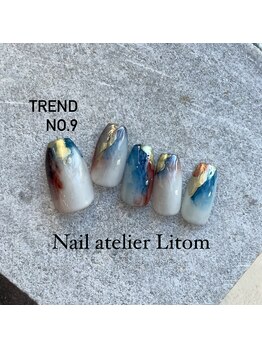 ネイルアトリエ リトム(Nail atelier Litom)/ハンド/定額デザイン